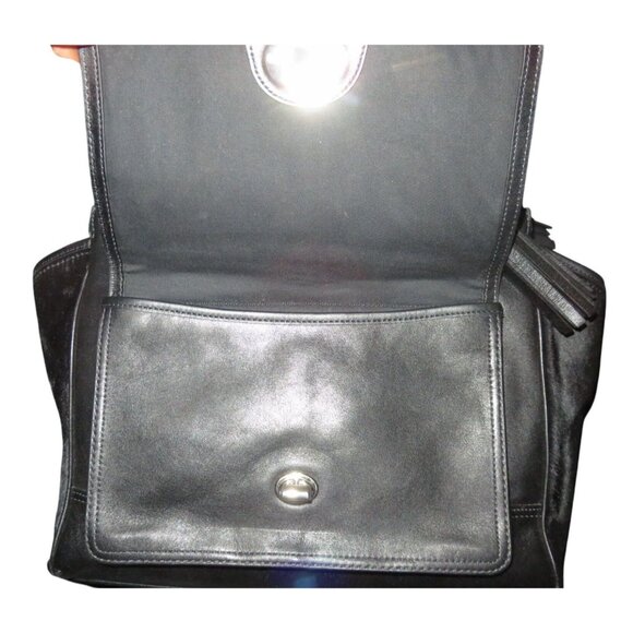 Coach 2012 Limited Edition Black Legacy Medium Candace Calf Hair Leather Satchel - Picture 12 of 14